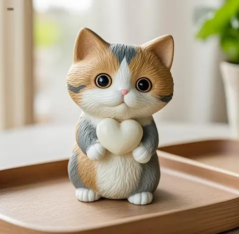 Gatito con corazón